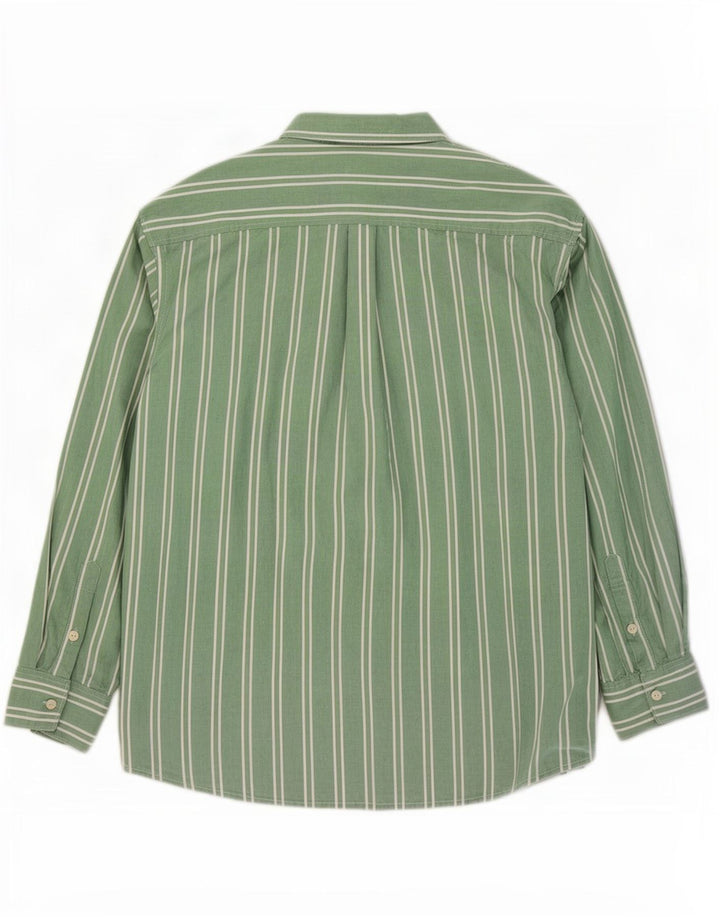 Мужская рубашка Wrangler из хлопка в большую зеленую полоску