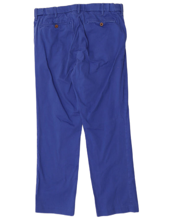 Мужские зауженные брюки-чиносы Marks & Spencer Blue Harbour W34 L29 синие