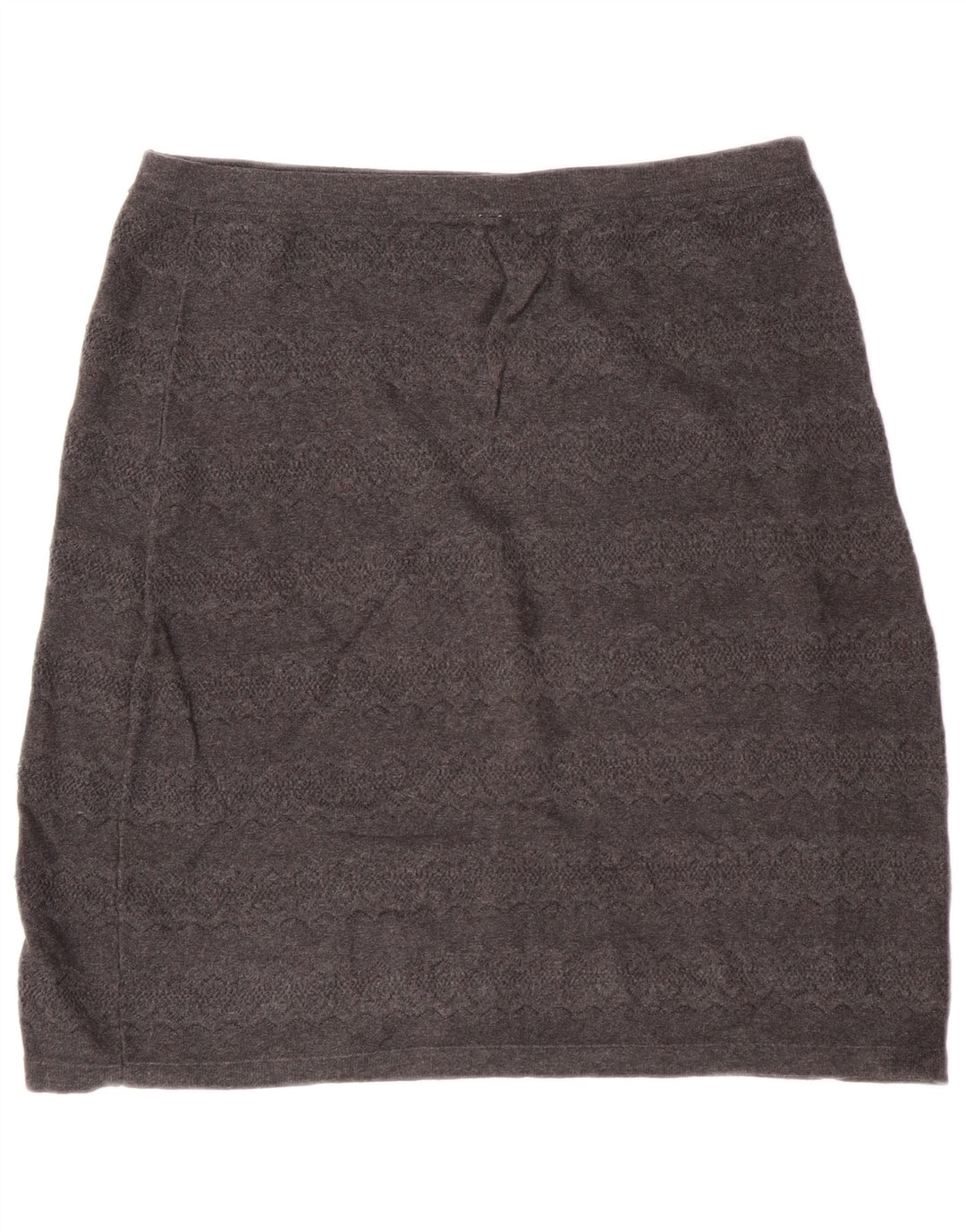 Женская мини-юбка Fat Face с высокой талией, Великобритания, 16, большая, W30, серый хлопок, классика