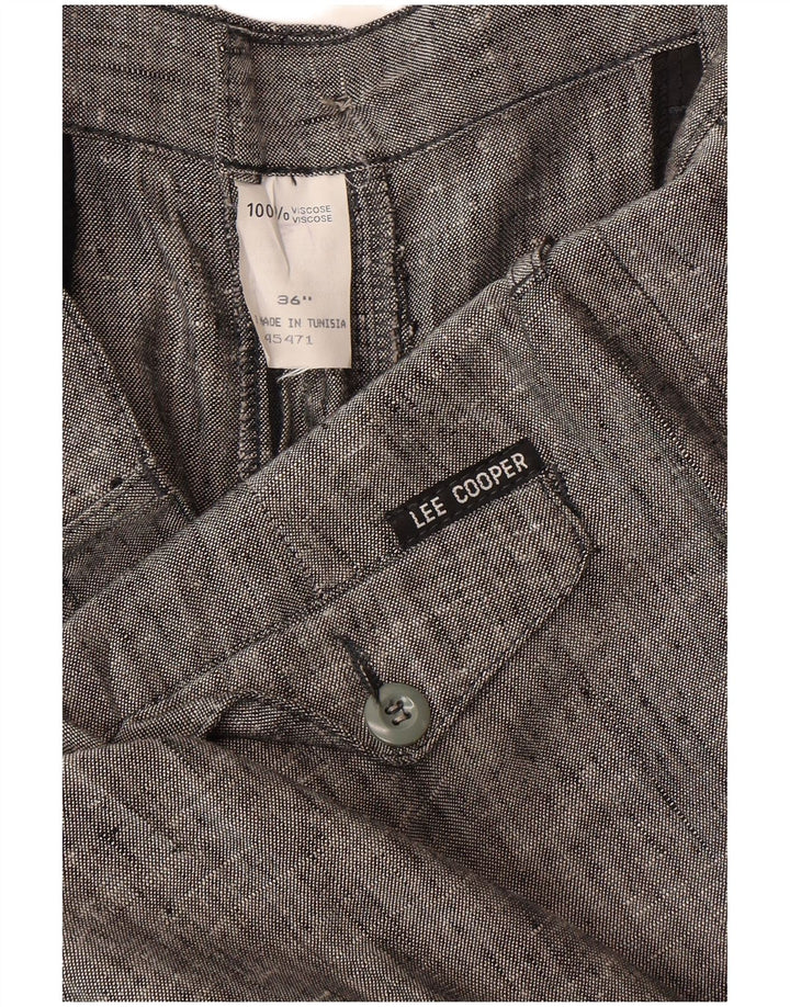 Lee Мужские зауженные брюки чинос Cooper W36 L33 Серые вискозы