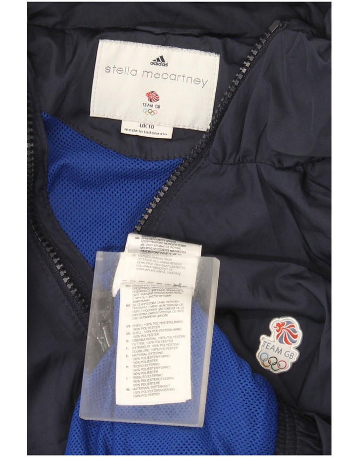 Женская куртка-дождевик Adidas Stella McCartney Oversized UK 10, маленькая, темно-синяя