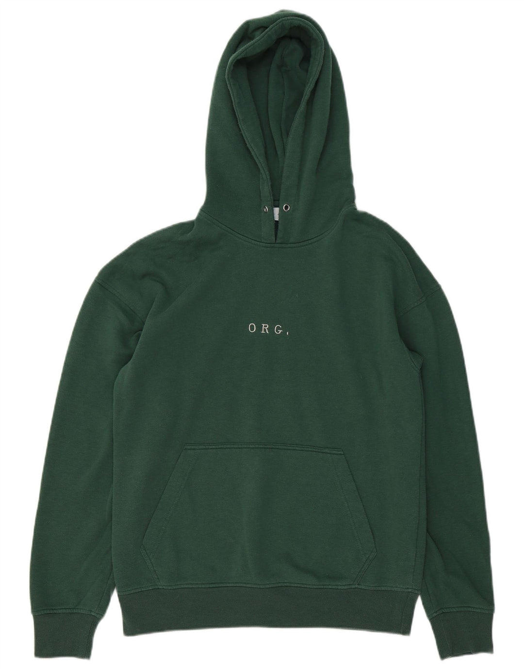 Мужской джемпер с капюшоном Jack & Jones, хлопковый средний зеленый цвет
