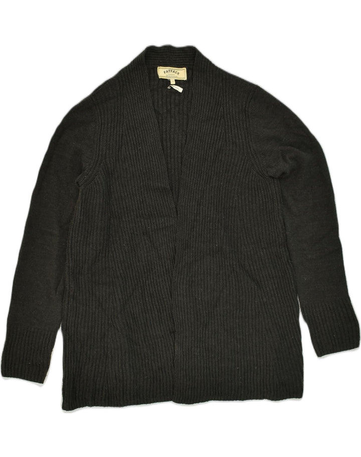 FAT FACE Womens Oversized Cardigan Sweater UK 10 Small Grey Acrylic | Vintage Fat Face | Thrift | Second-Hand Fat Face | Used Clothing | Messina Hembry 