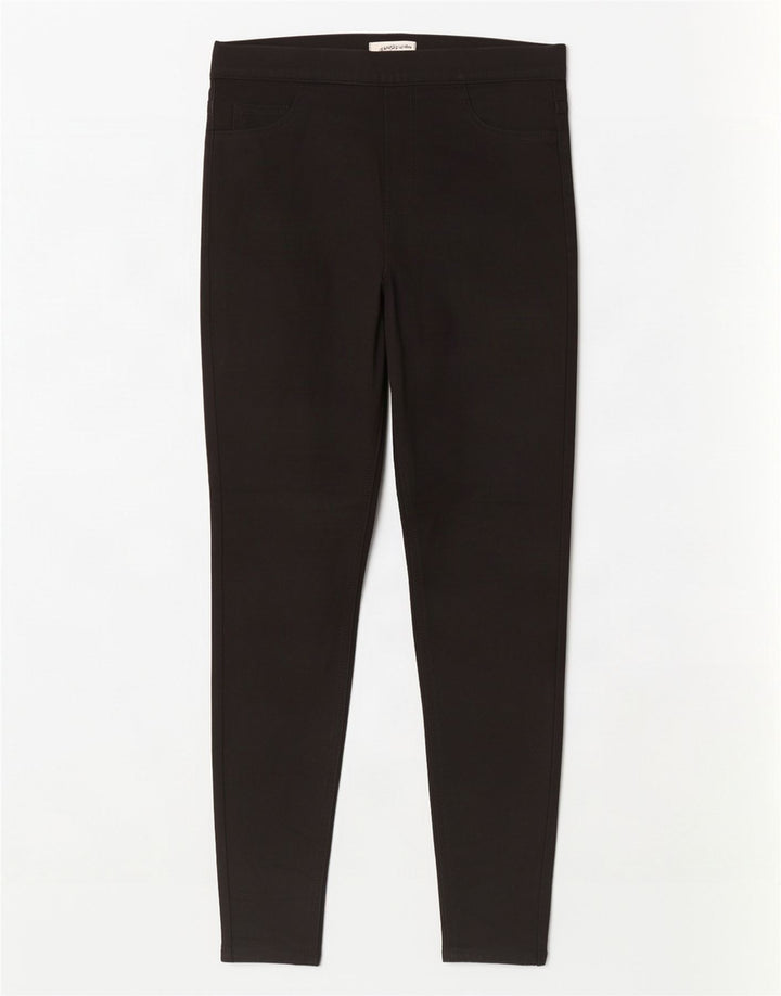Женские джинсы джеггинсы Marks & Spencer UK 12, средние W30 L30, черные, хлопковые