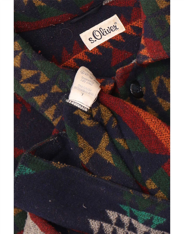 Мужское пальто S.Oliver UK 40, большое разноцветное шерсть Fair Isle
