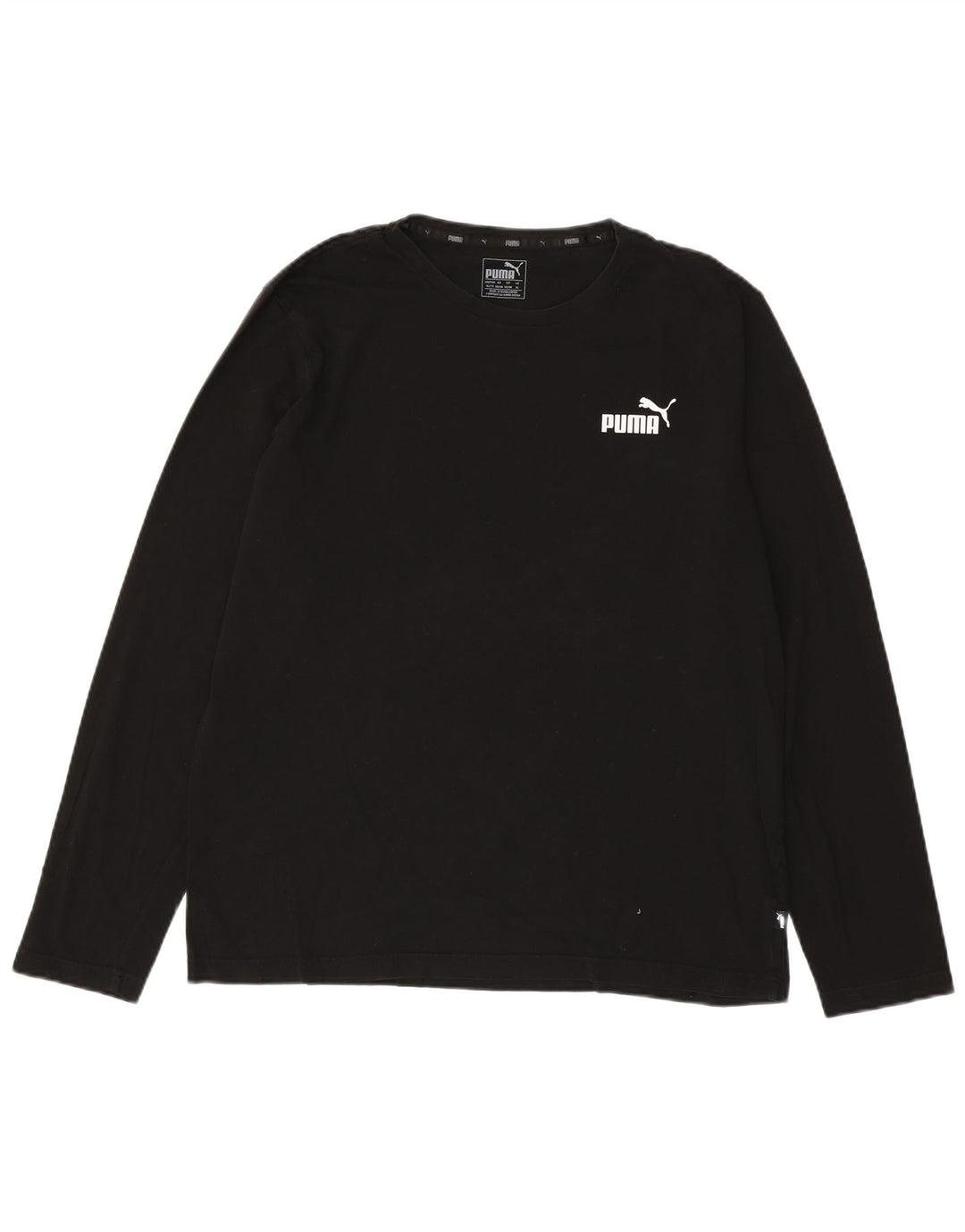 Мужской топ с длинным рукавом PUMA XL, черный