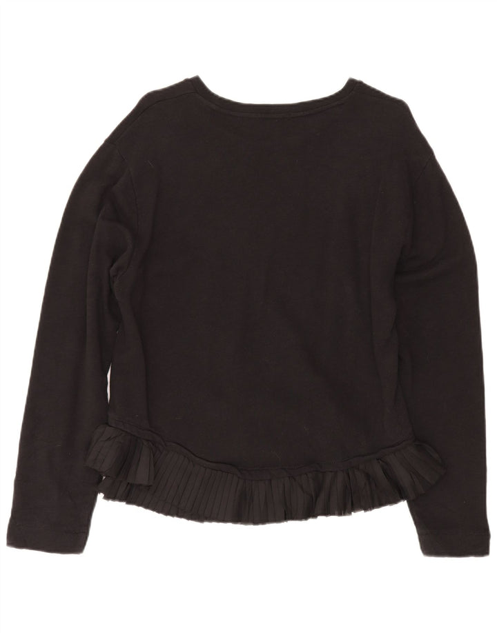 Женский свитер J. CREW, джемпер UK 14, средний черный, хлопок