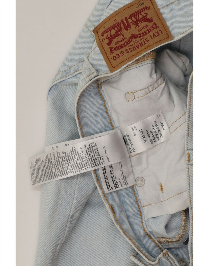 Женские прямые джинсы Levi's 501 W25 L32 синие, хлопок