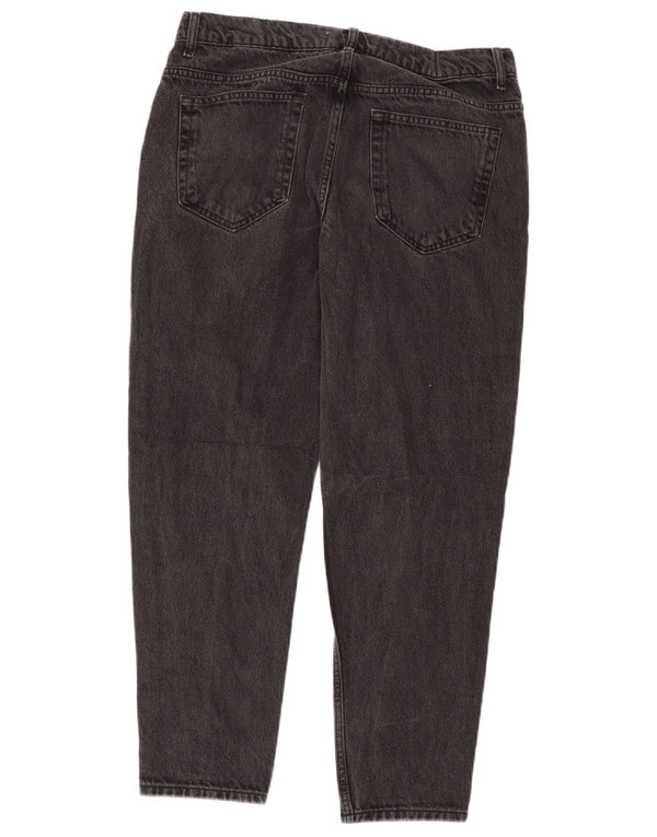 Мужские зауженные джинсы Zara EU 44, большие W34 L29, черный хлопок