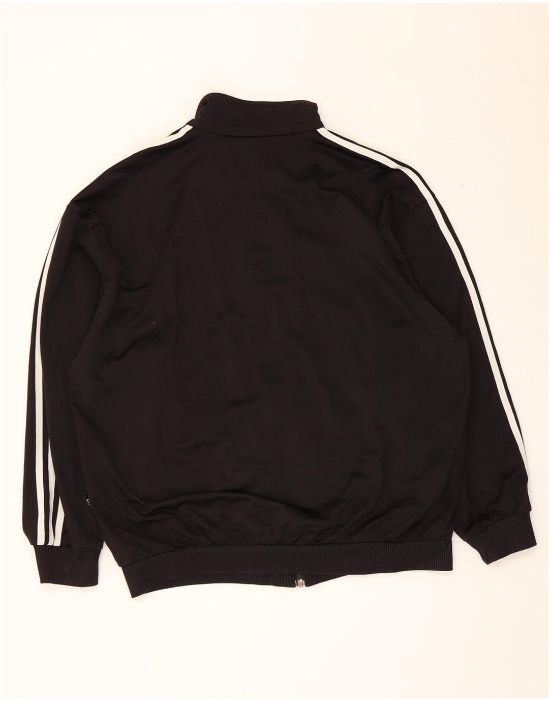 Мужская спортивная куртка Adidas UK 40/42, средний черный полиэстер