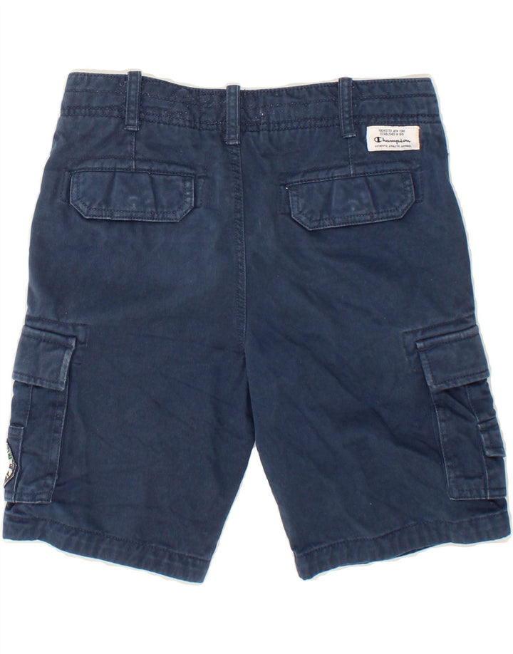 CHAMPION Boys Cargo Shorts 11-12 Years Large W30 Blue Cotton Vintage Champion and Second-Hand Champion from Messina Hembry 