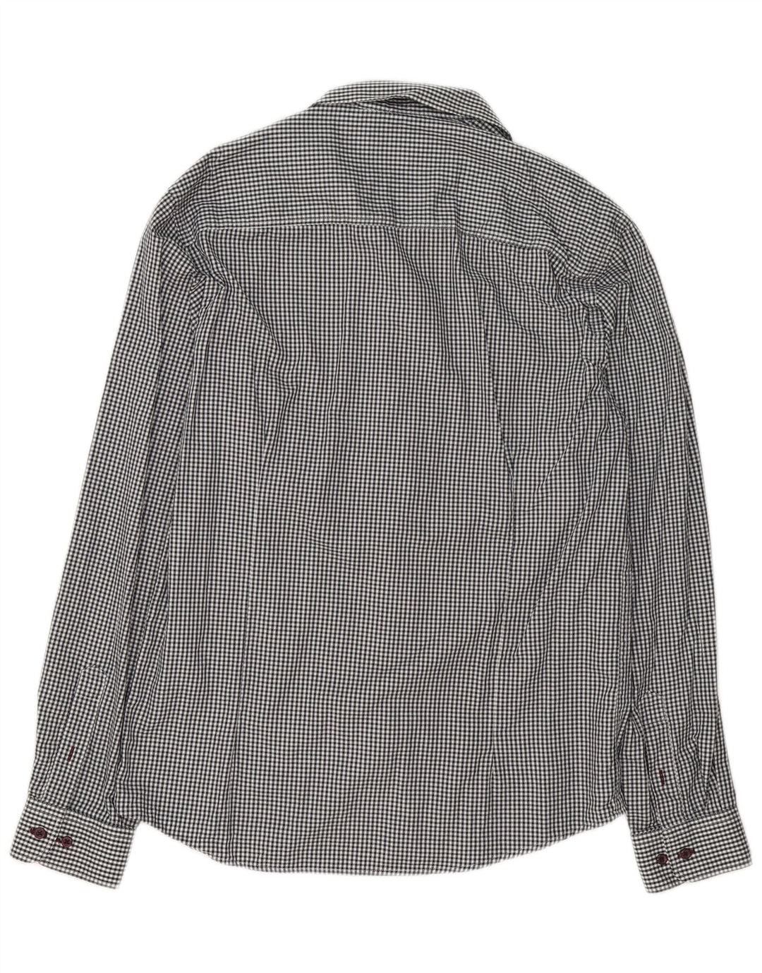 Мужская рубашка Jack & Jones, большая белая хлопковая клетка в мелкую клетку