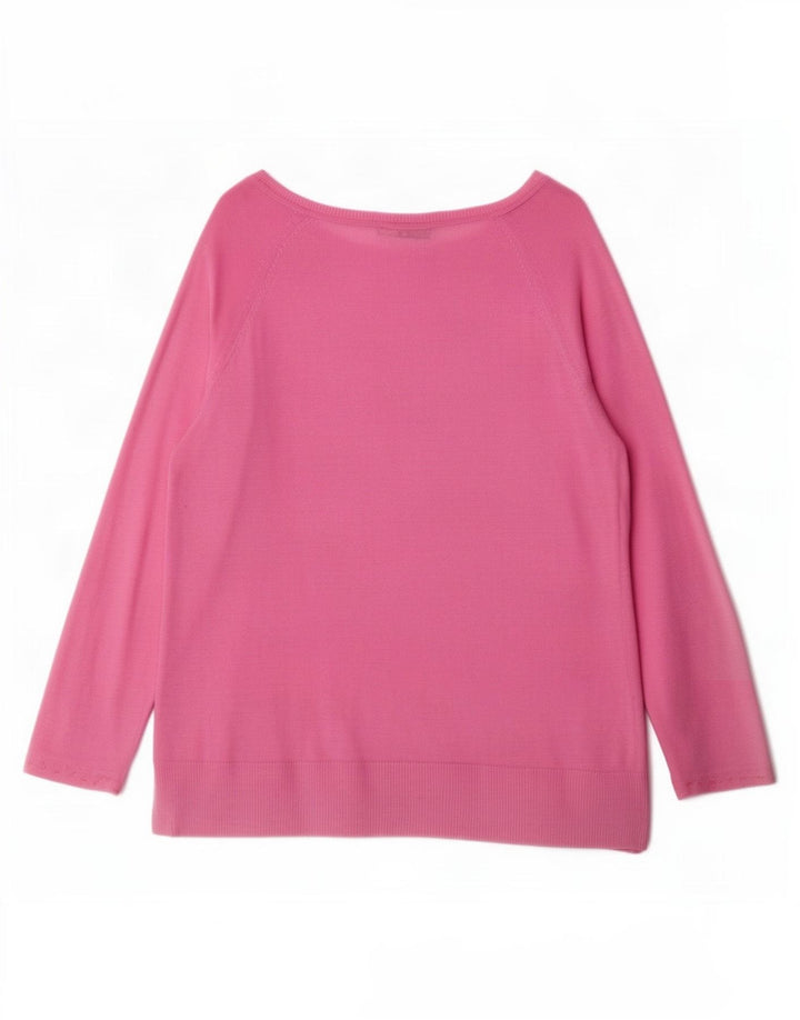 Женский топ Zara с рукавом 3/4 UK 14, средний розовый