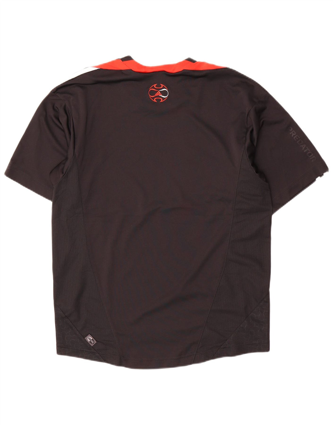 Мужская футболка Adidas Top Small Black из полиэстера с цветными блоками