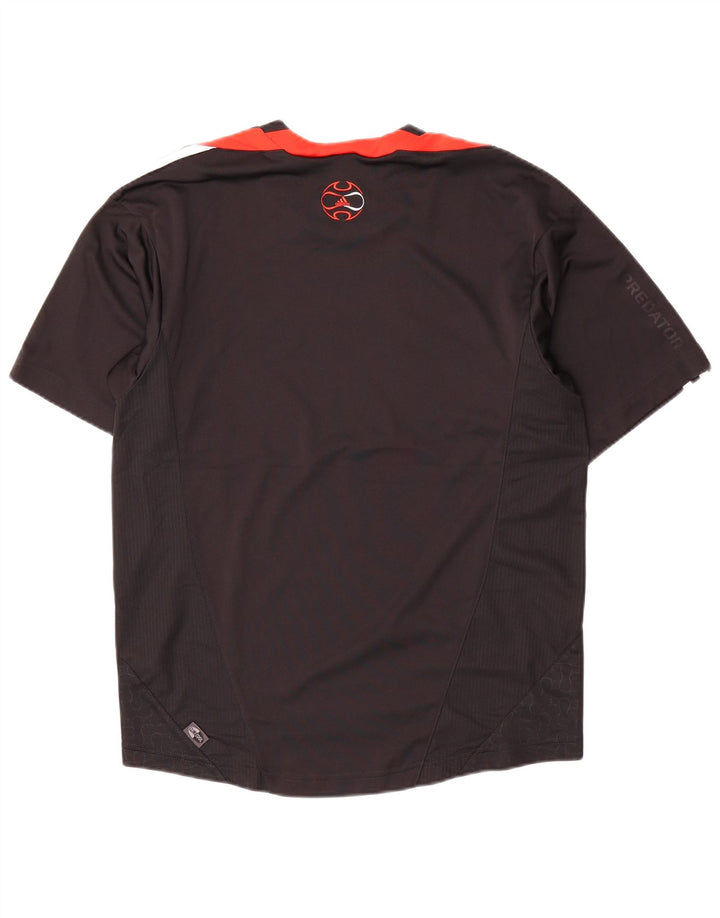 Мужская футболка Adidas Top Small Black из полиэстера с цветными блоками
