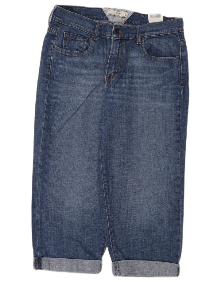 Женские капри LEVI'S US 8 Medium W30 L20 Синие хлопковые