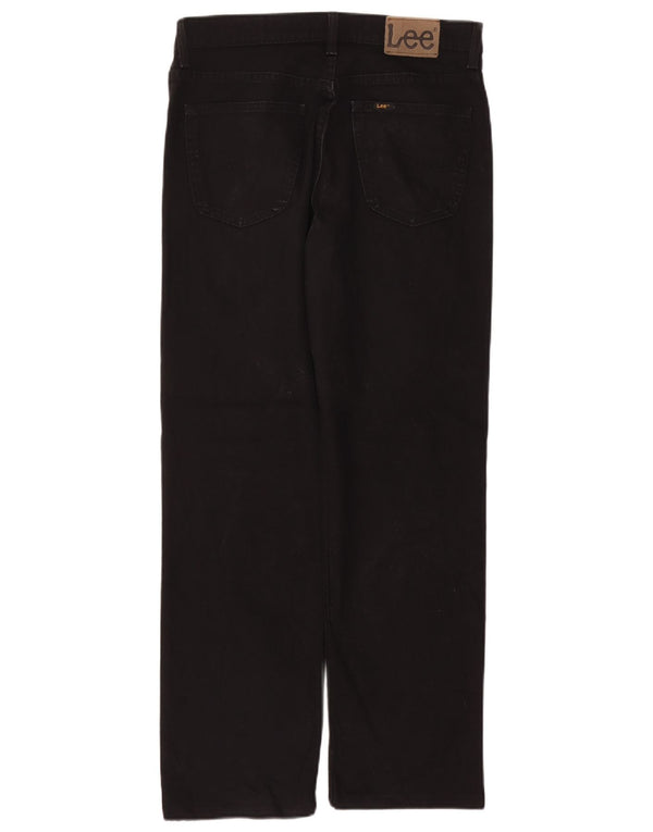 Мужские прямые джинсы Lee Brooklyn W34 L30, черный хлопок