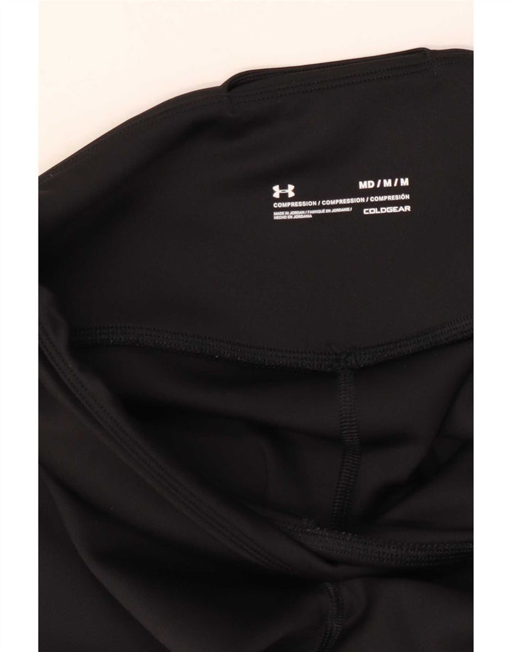 Женские леггинсы с рисунком Cold Gear UK 12, средний черный Under Armour