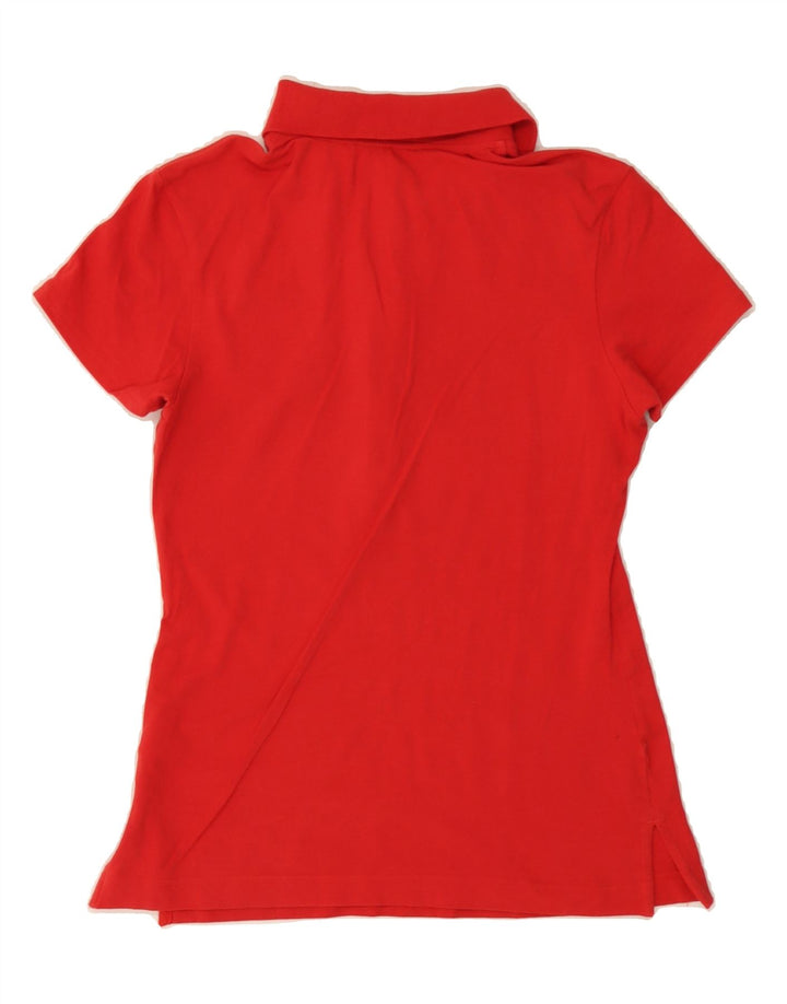 ADIDAS Womens Polo Shirt IT 40 Small Red Cotton Vintage Adidas and Second-Hand Adidas from Messina Hembry 