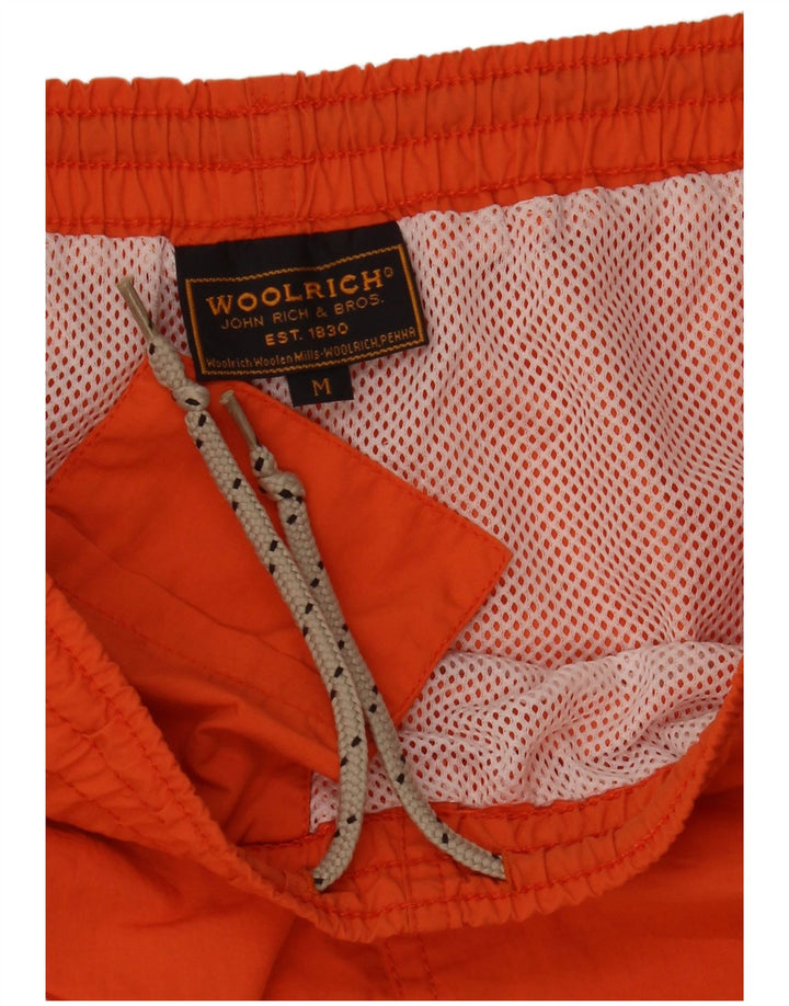 Мужские спортивные шорты Woolrich, нейлон среднего оранжевого цвета