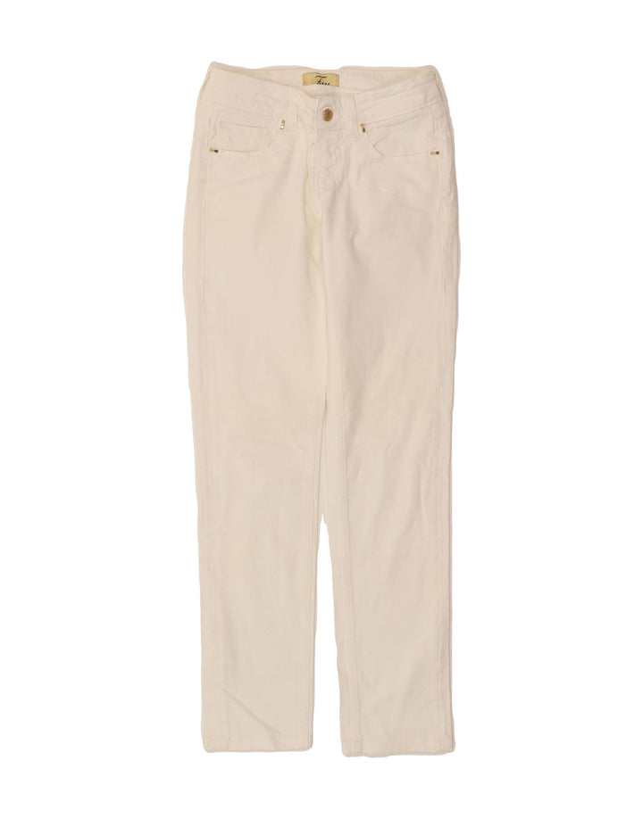FAY Womens Slim Jeans W26 L29 White Cotton Vintage Fay and Second-Hand Fay from Messina Hembry 