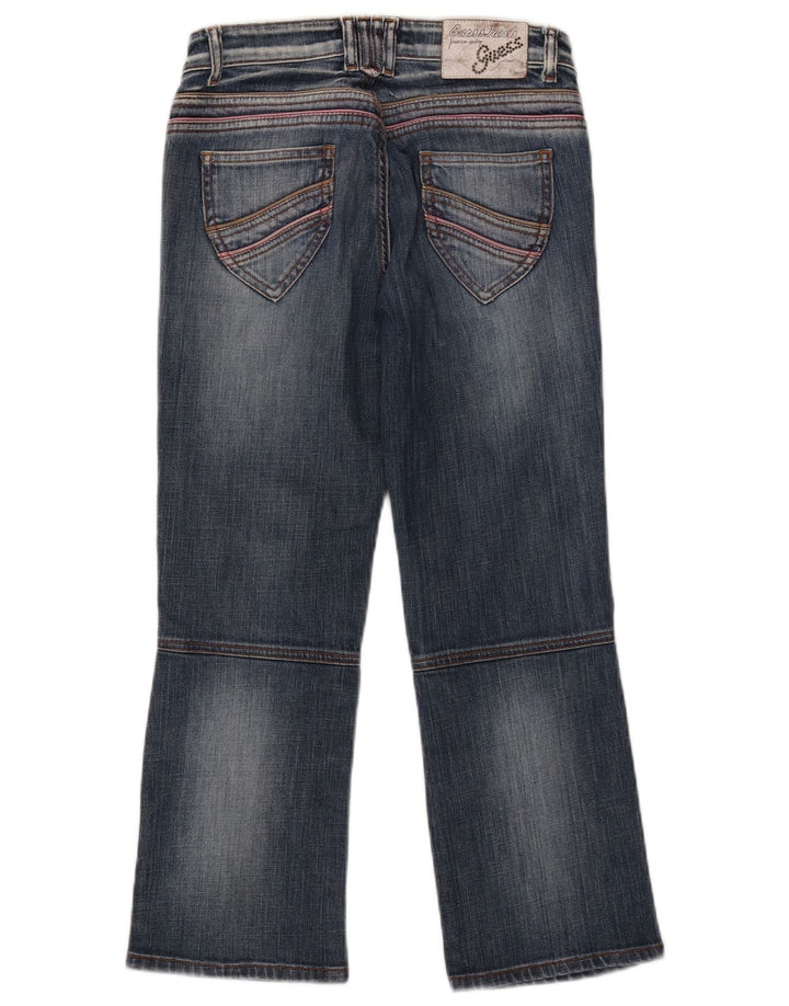 Женские укороченные джинсы Guess W26 L24, синие, хлопок