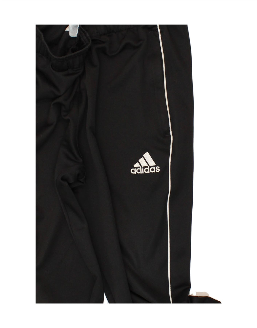 ADIDAS Mens Tracksuit Trousers Medium Black Polyester Vintage Adidas and Second-Hand Adidas from Messina Hembry 