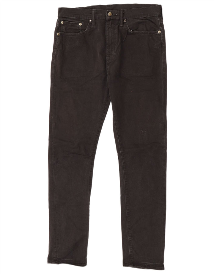 Мужские узкие джинсы Levi's W31 L32, черный хлопок