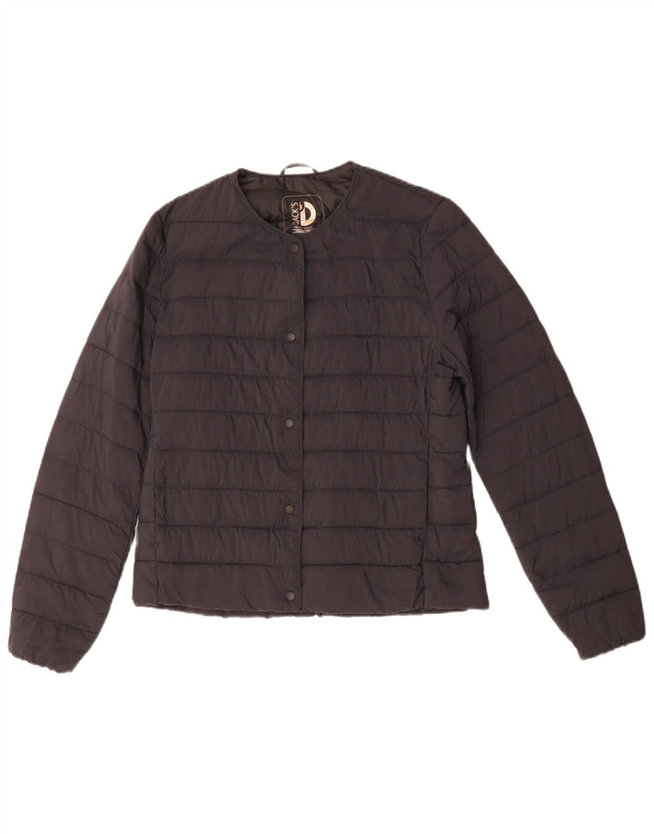 Женская стеганая куртка Dack's UK 10, маленькая, темно-синий, нейлон