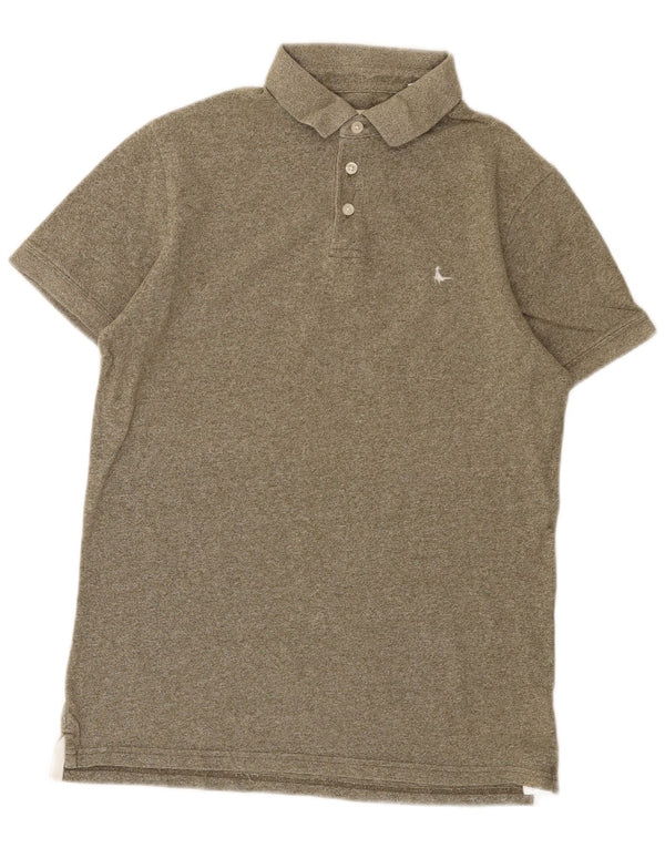 Мужская рубашка поло Jack Wills XS хаки, хлопок с крапинками