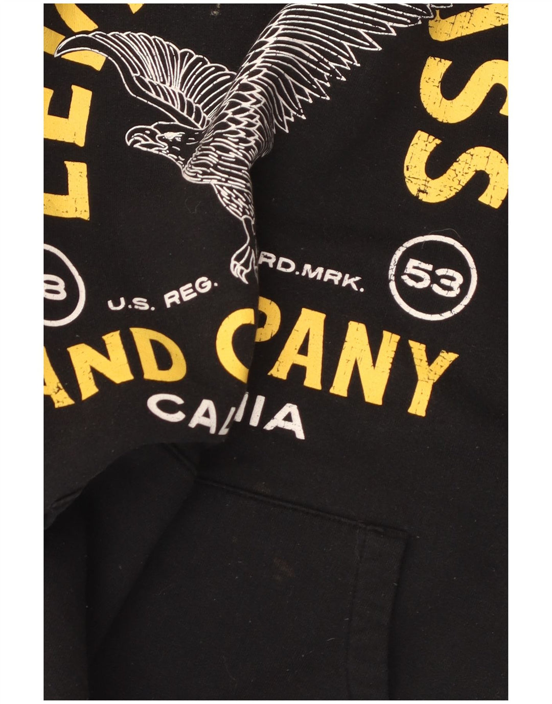 Мужской джемпер с капюшоном Levi's, большой черный, хлопковый