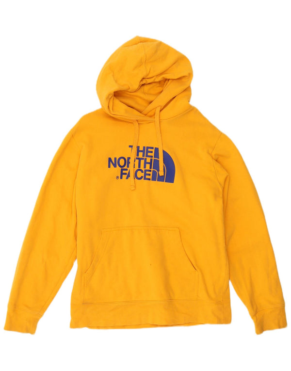 Мужской джемпер с капюшоном The North Face, хлопок, средний желтый цвет