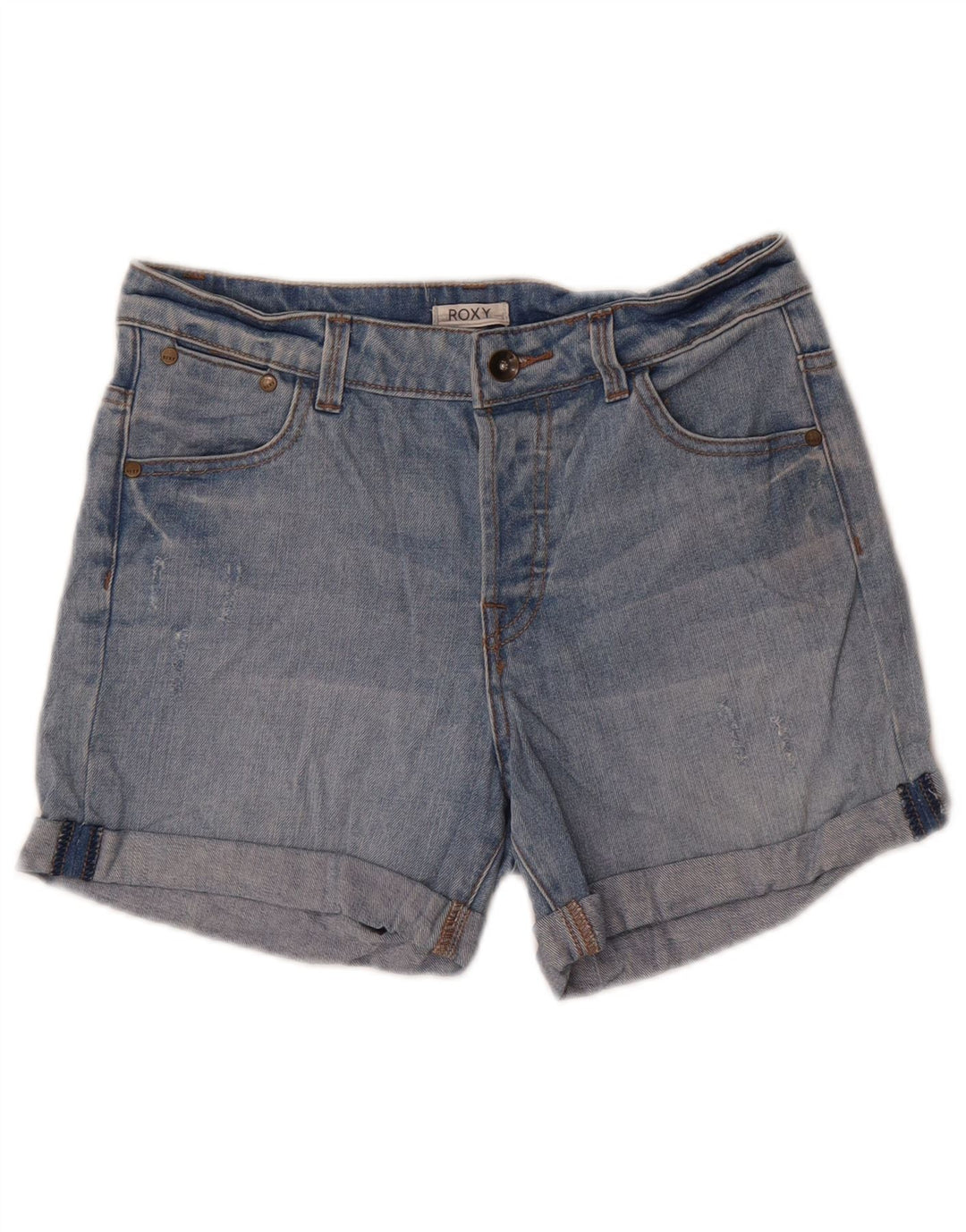 Женские джинсовые шорты Roxy W24 XS, синие, хлопок