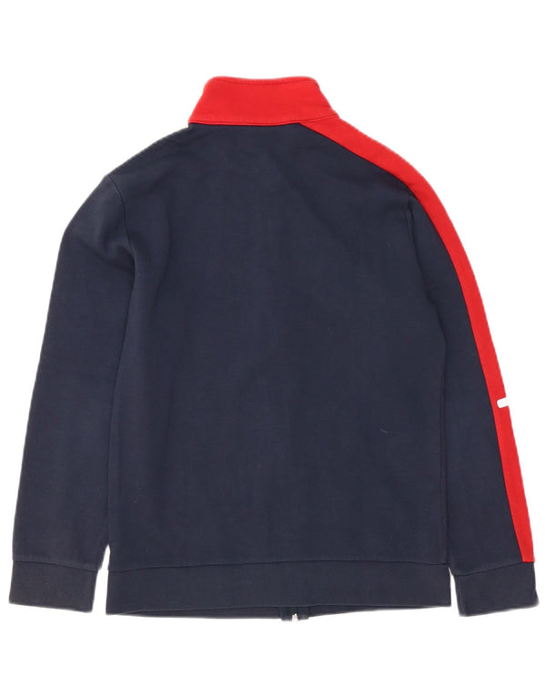 Champion Boys Tracksuit Top Jacket 11-12 Years Large Navy Blue Colourblock
