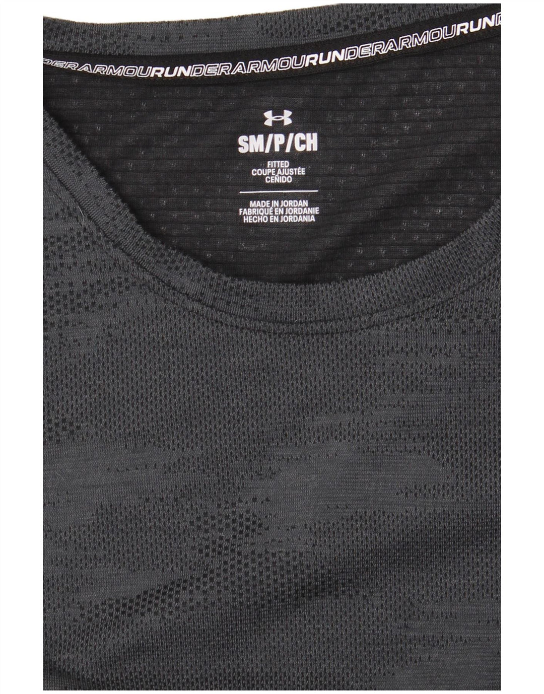Женская футболка UNDER ARMOR Top UK 10, маленькая, серая