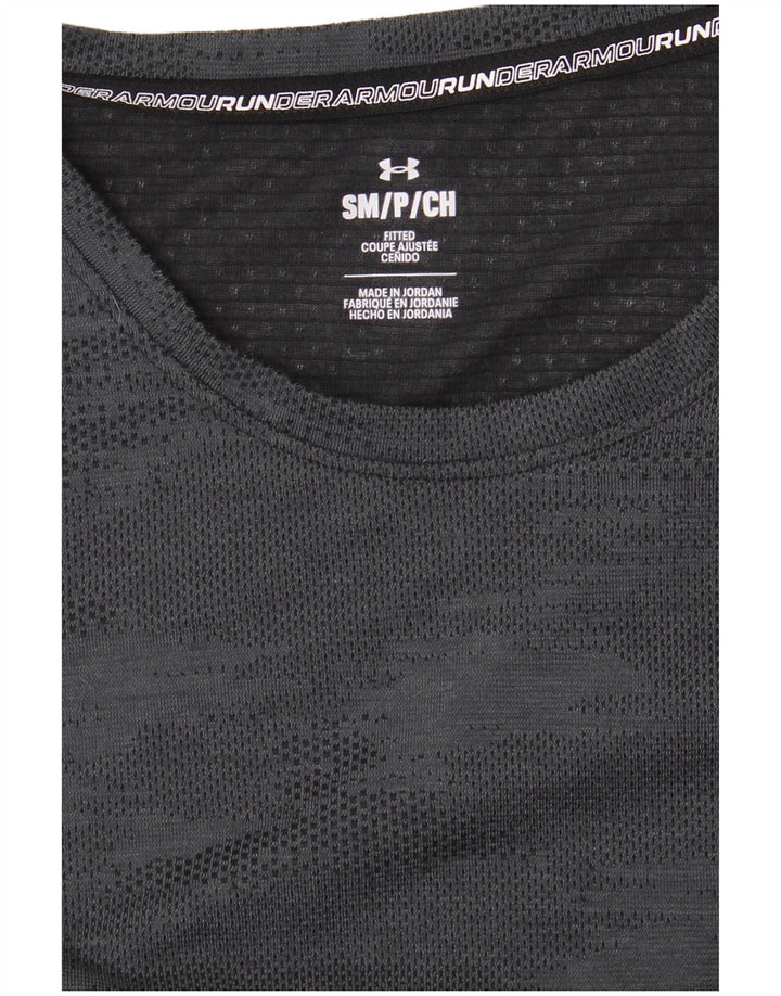 Женская футболка UNDER ARMOR Top UK 10, маленькая, серая