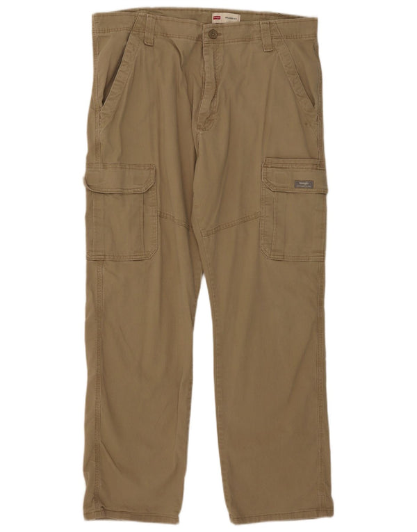 Мужские брюки карго свободного покроя Wrangler W36 L30, бежевый хлопок