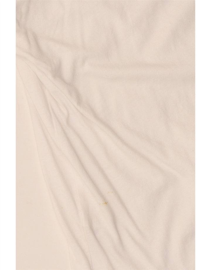 Женский топ Zara с длинным рукавом UK 18 XL, белый хлопок