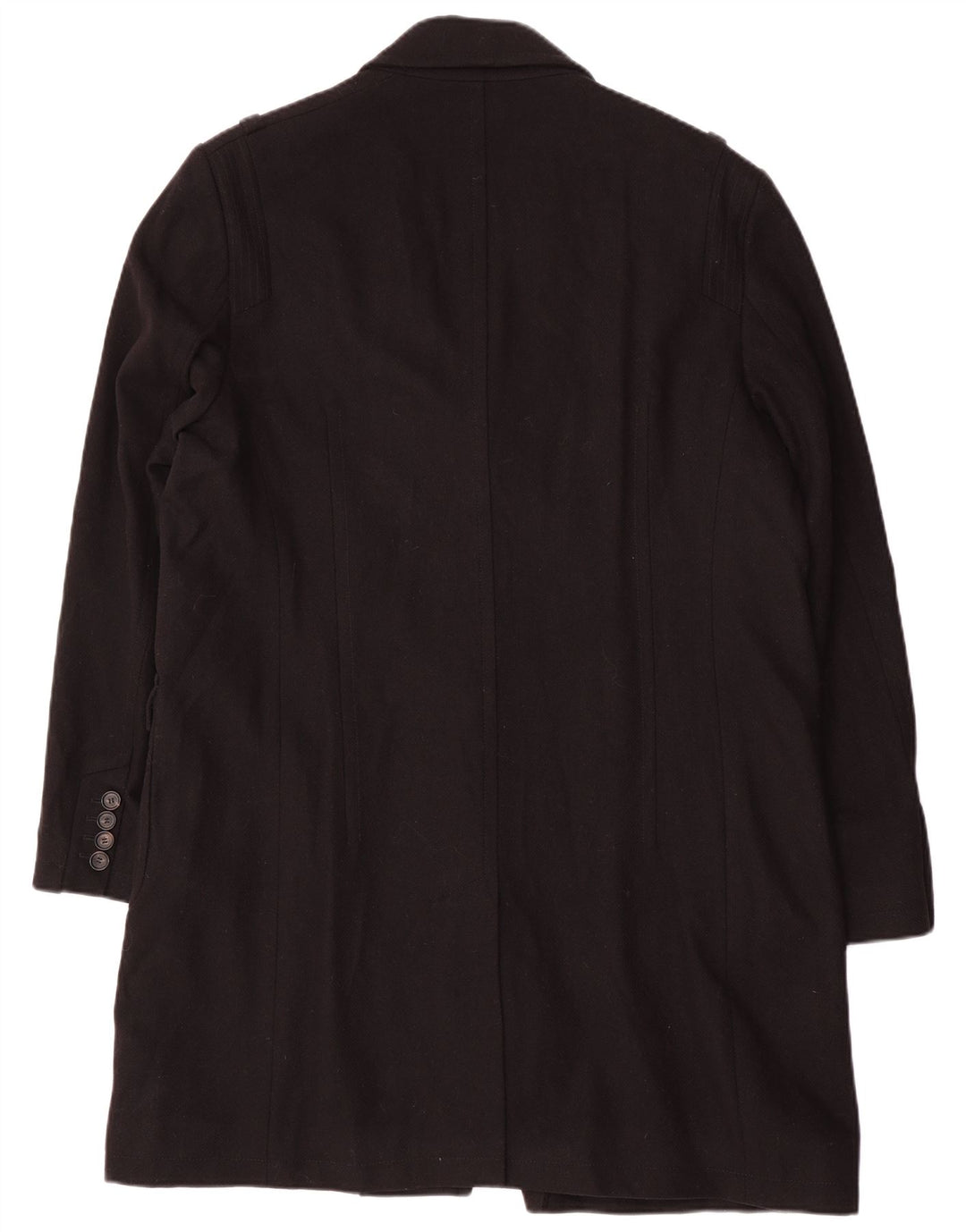 Мужское пальто Reiss UK 44 2XL темно-синее из натуральной шерсти