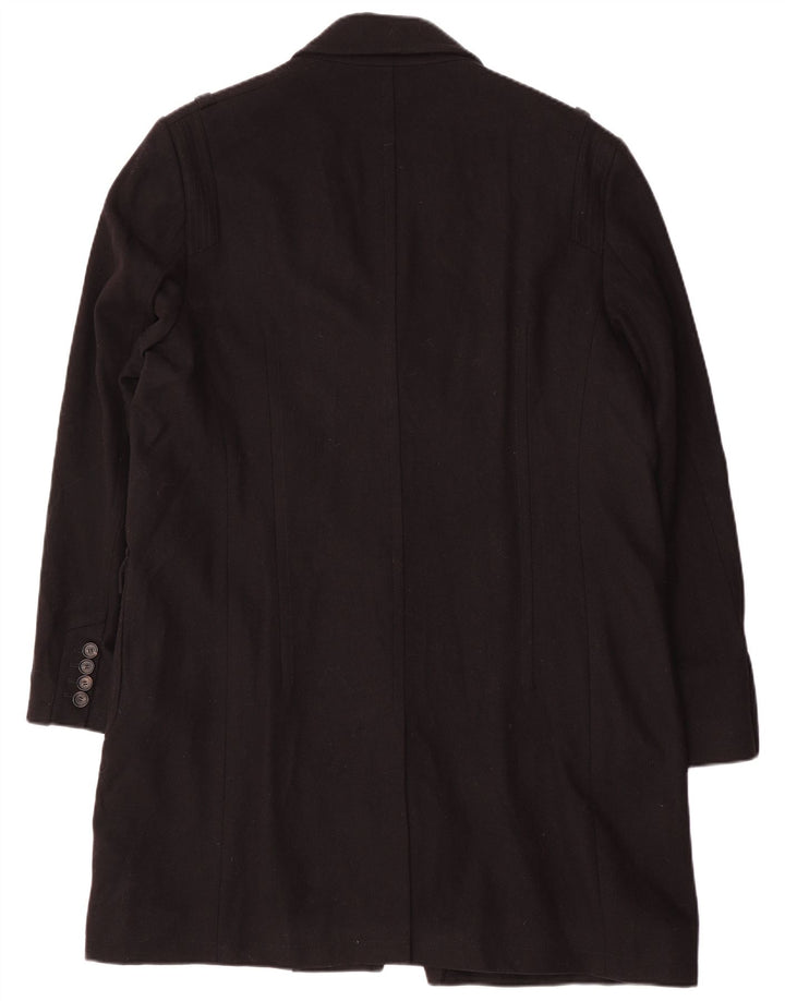 Мужское пальто Reiss UK 44 2XL темно-синее из натуральной шерсти