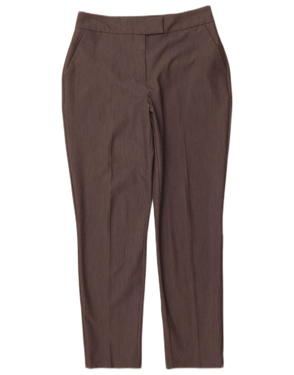 WAREHOUSE Женские узкие костюмные брюки с завышенной талией, Великобритания, 10 маленьких размеров, W30, серые