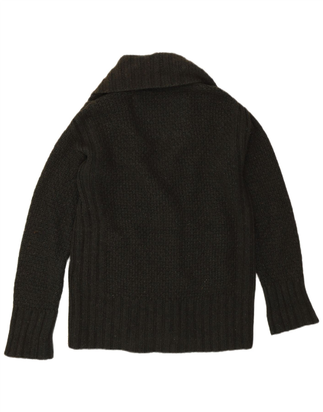 Женский кардиган Superdry UK 16, большой цвет хаки, овечья шерсть