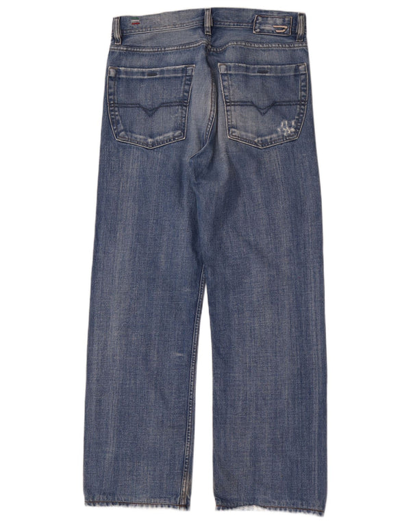 Мужские прямые джинсы Diesel KURATT W30 L32, синий хлопок