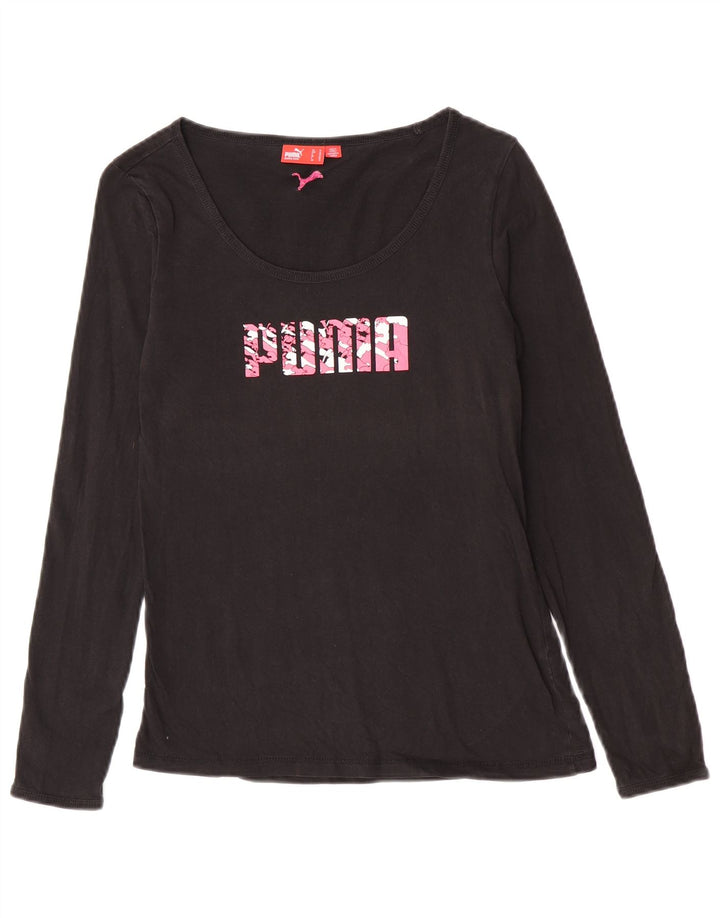 Женский топ с длинным рукавом Puma UK 12, средний черный