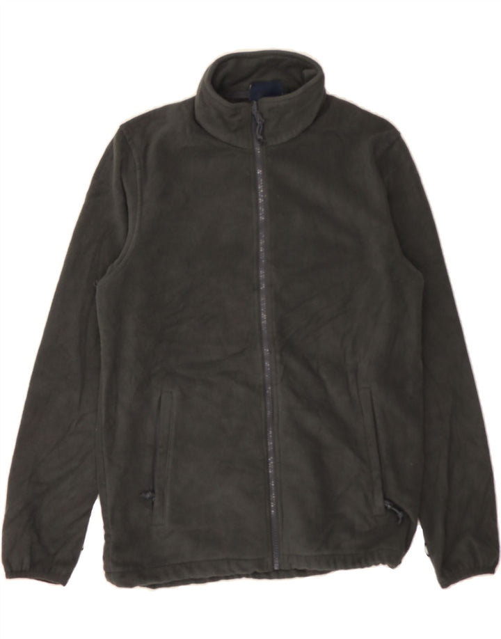 MOUNTAIN WAREHOUSE Mens Fleece Jacket UK 36 Small Grey Polyester Vintage Mountain Warehouse and Second-Hand Mountain Warehouse from Messina Hembry 