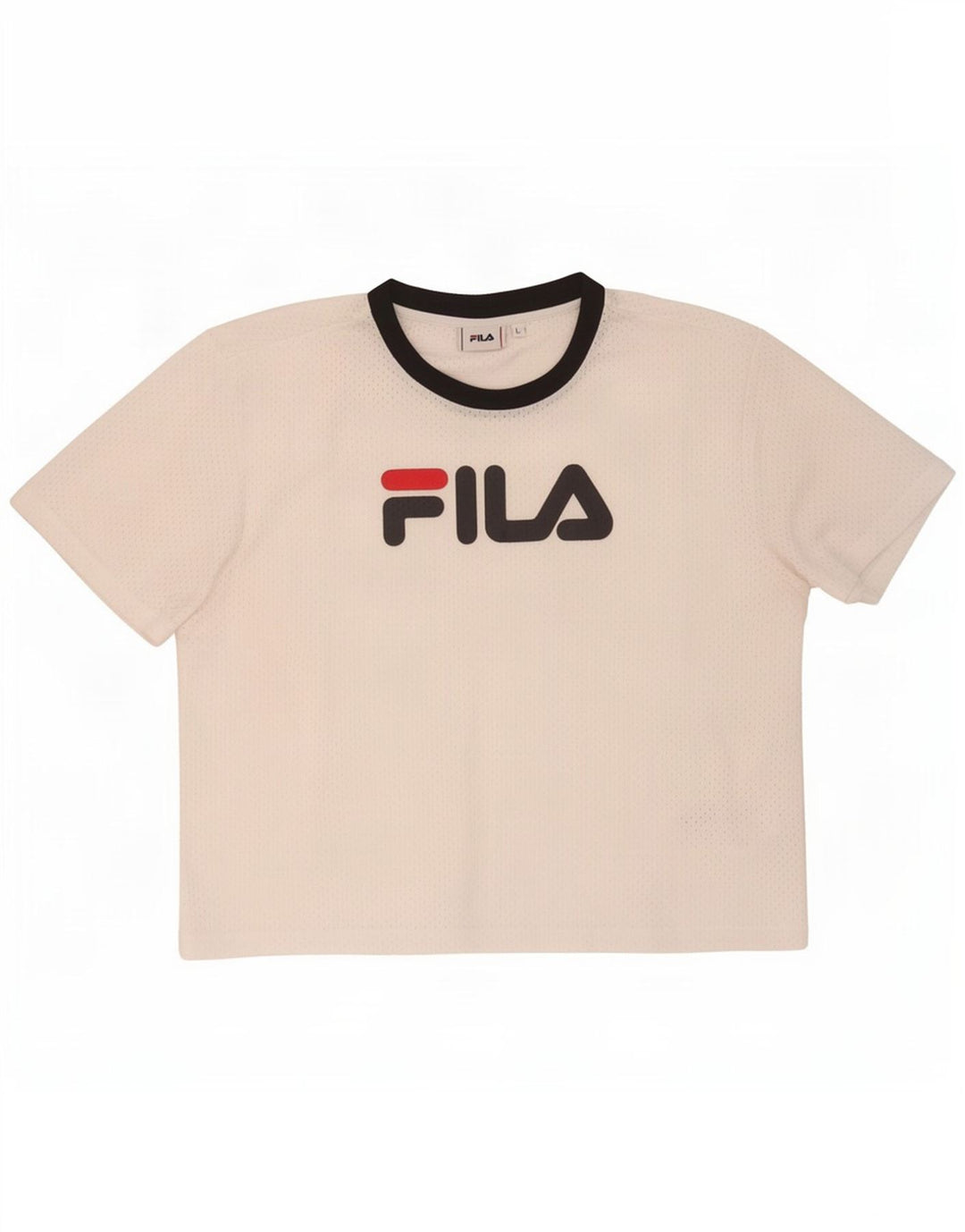 Женская футболка с рисунком Fila Top UK 16, большой белый полиэстер