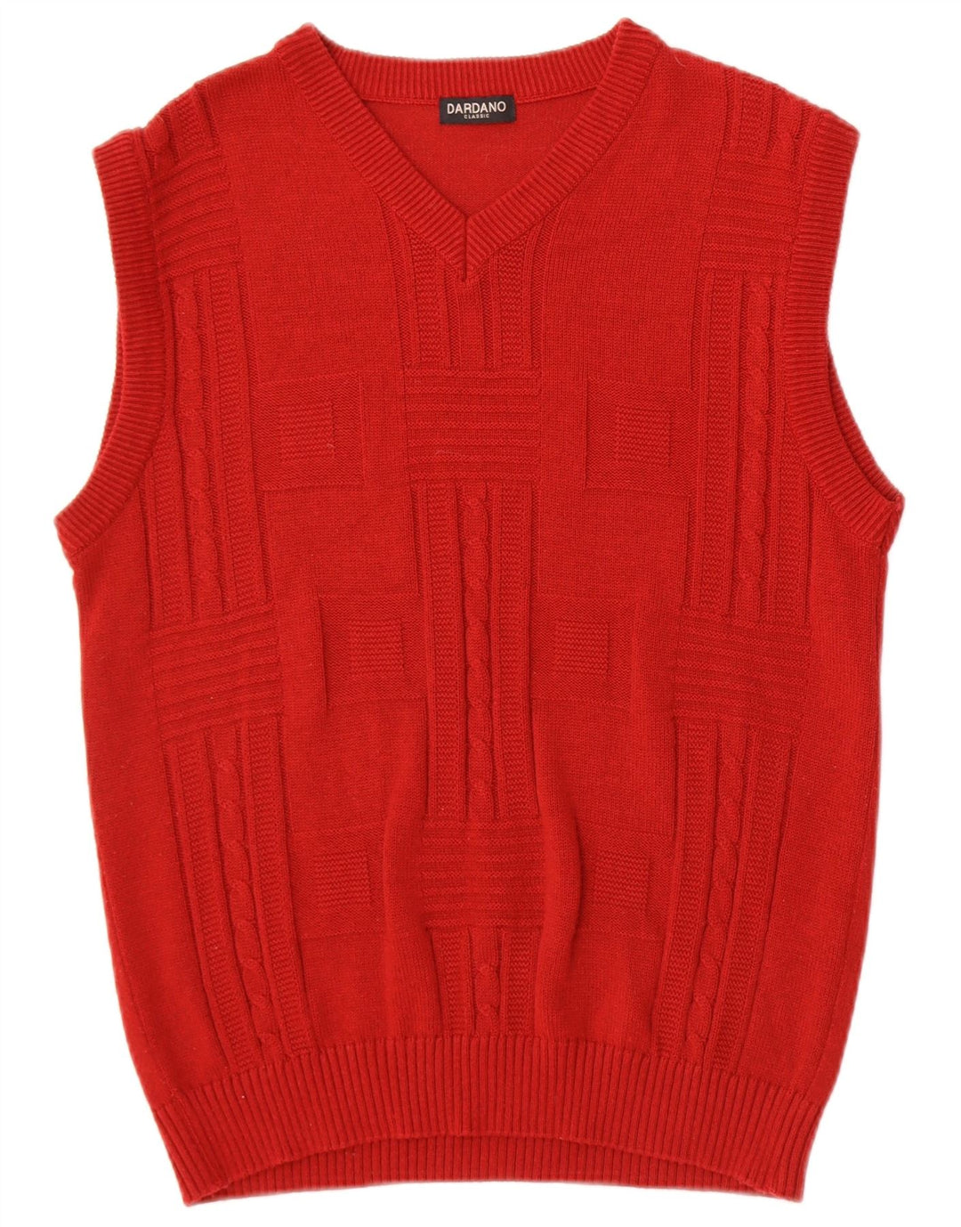 Мужская майка Dardano Vest IT 50, средний красный хлопок