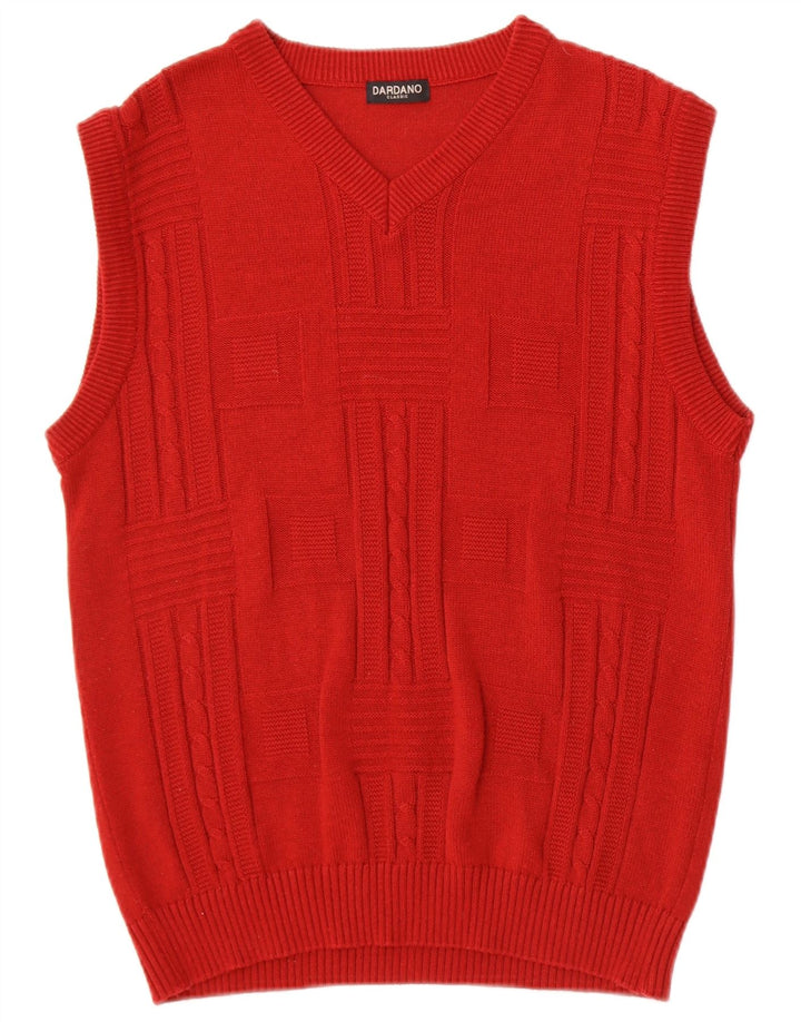 Мужская майка Dardano Vest IT 50, средний красный хлопок