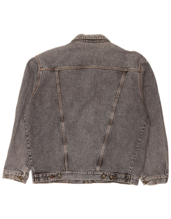 Винтажная мужская джинсовая куртка UK 42 XL серая