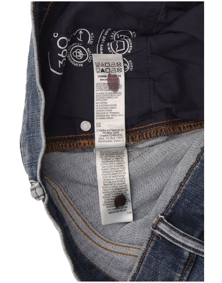 Мужские прямые джинсы Marks & Spencer W32 L29 синие, хлопок